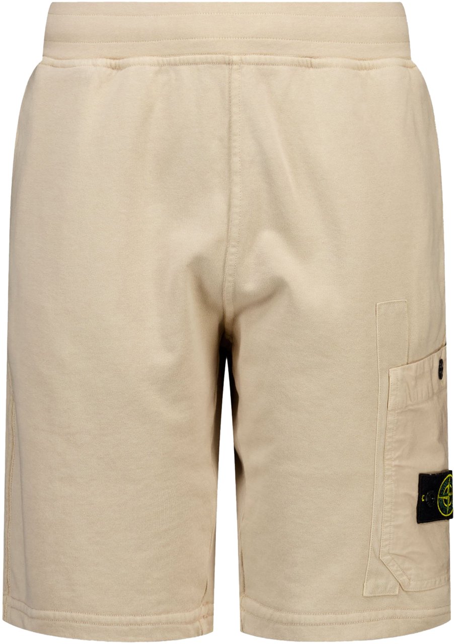 Stone Island Junior Stone Island Kinder Jongens Shorts In Beige Beige