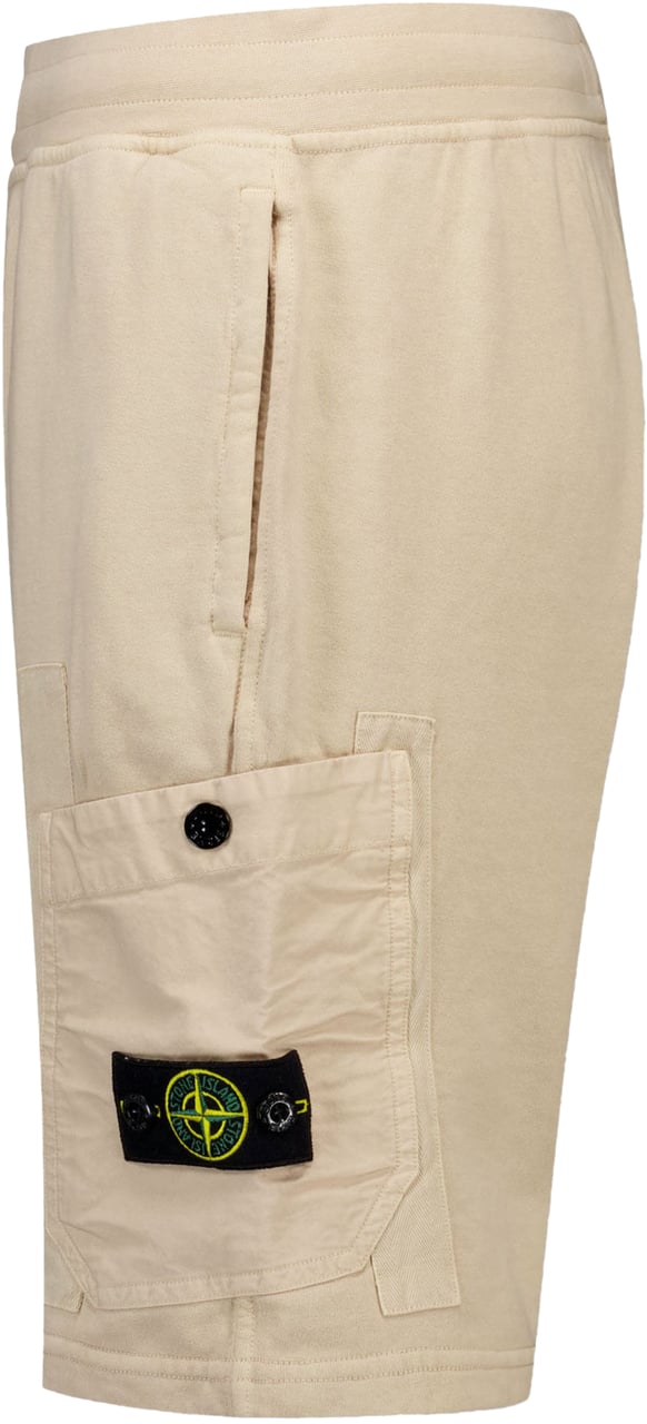 Stone Island Junior Stone Island Kinder Jongens Shorts In Beige Beige