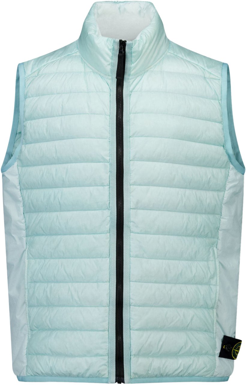 Stone Island Junior Stone Island Kinder Jongens Bodywarmer In Licht Blauw Blauw