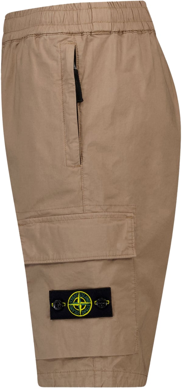 Stone Island Junior Stone Island Kinder Jongens Shorts In Licht Grijs Grijs