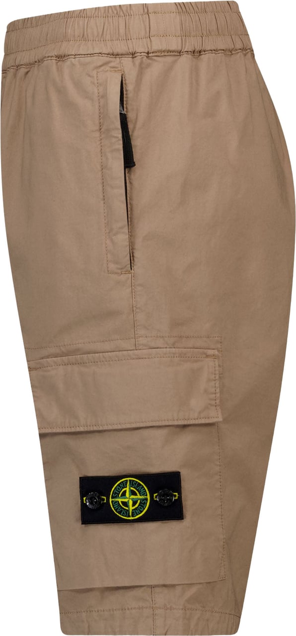 Stone Island Junior Stone Island Kinder Jongens Shorts In Licht Grijs Grijs