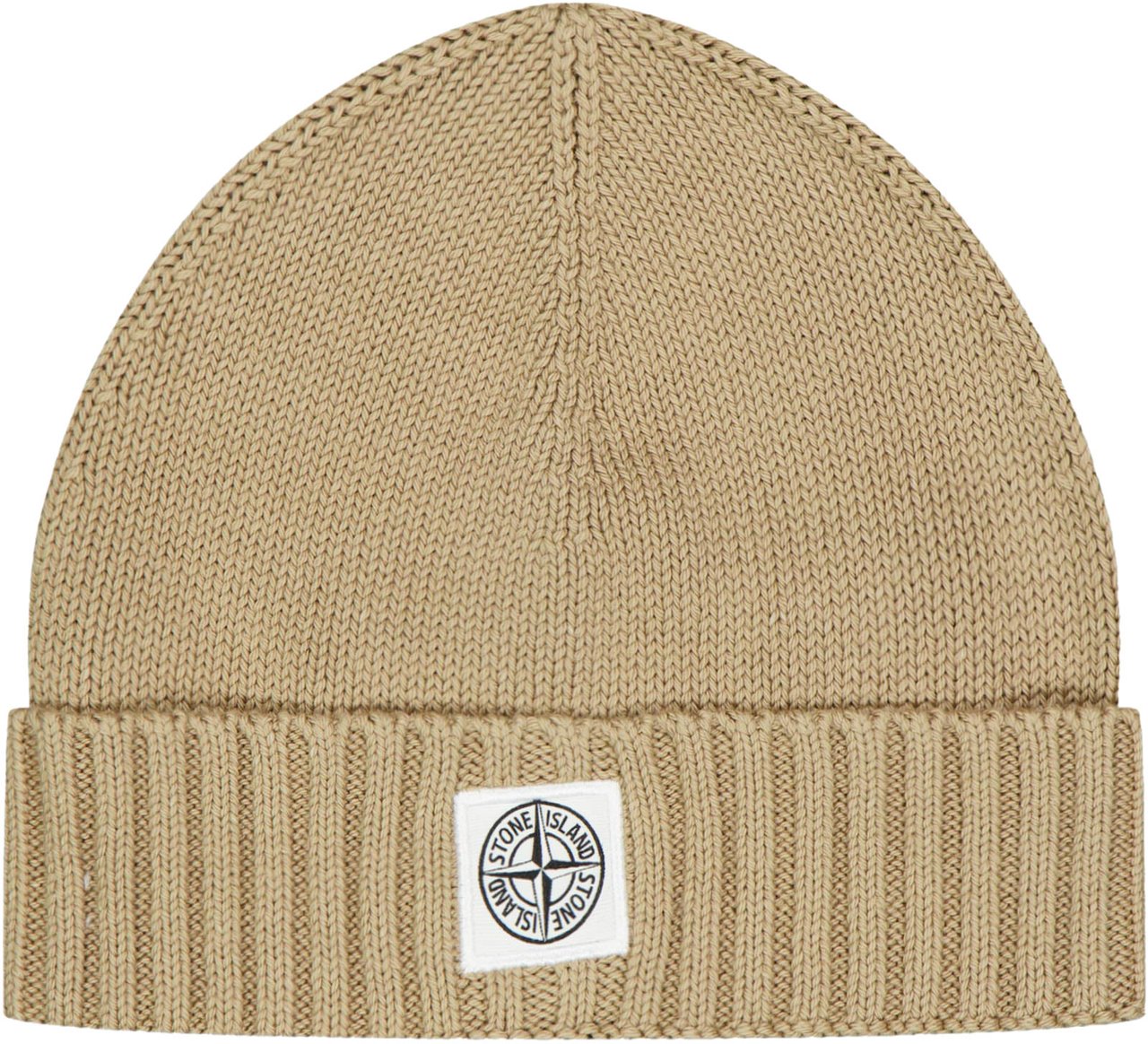Stone Island Junior Stone Island Kinder Jongens Muts In Zand Taupe