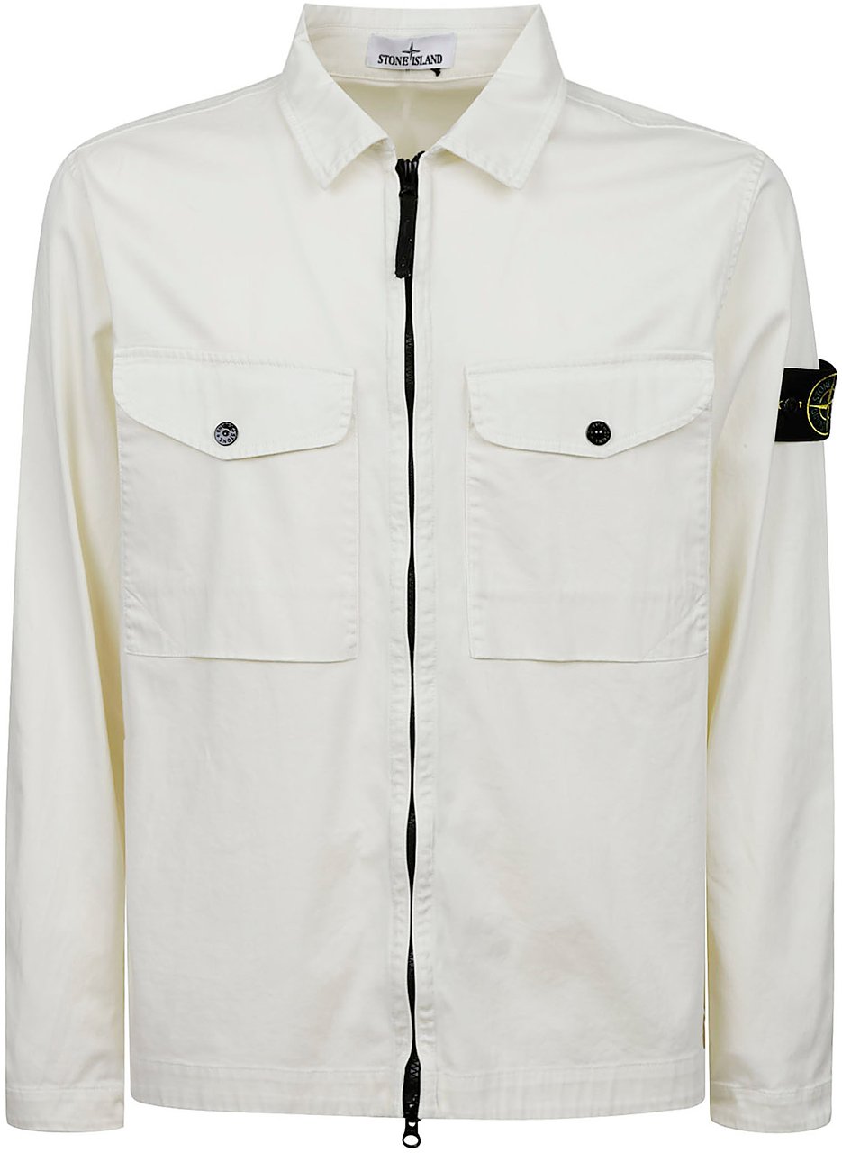 Stone Island Shirts Ivory Wit