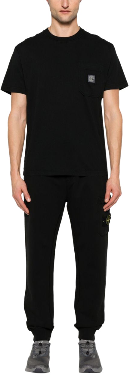 Stone Island T-Shirts And Polos Black Zwart
