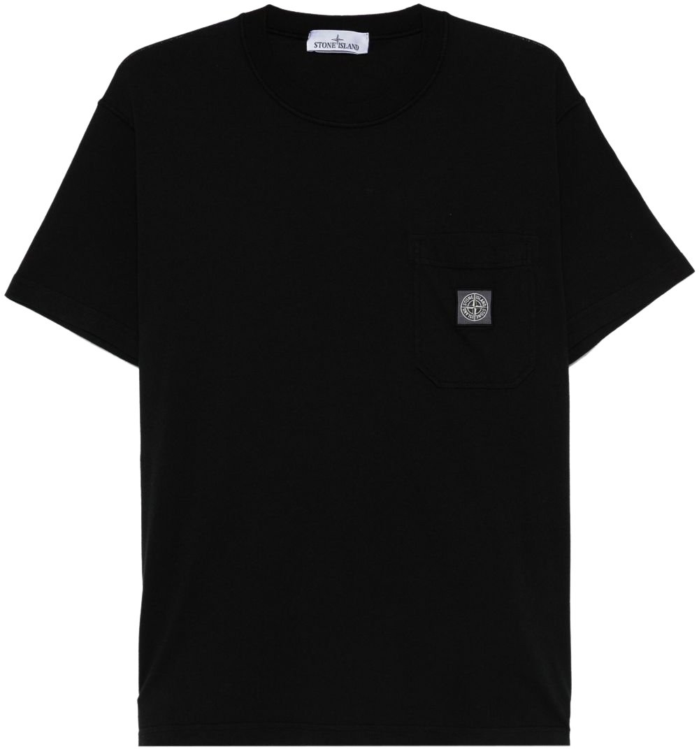 Stone Island T-Shirts And Polos Black Zwart