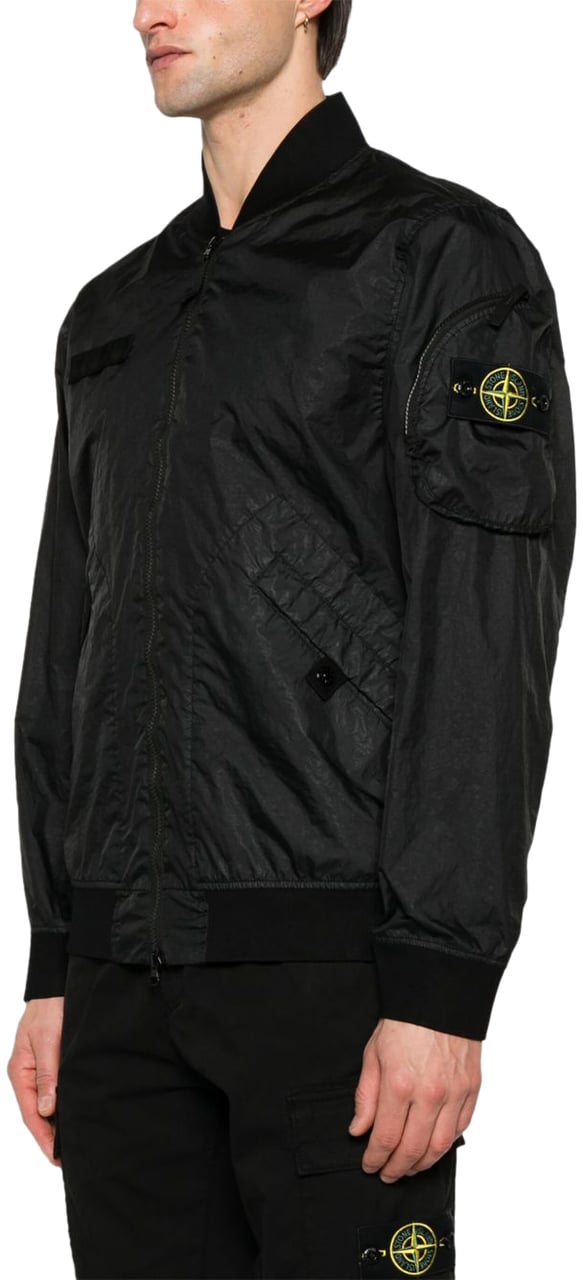 Stone Island Stone Island Coats Black Zwart