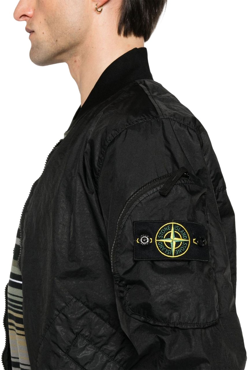 Stone Island Stone Island Coats Black Zwart