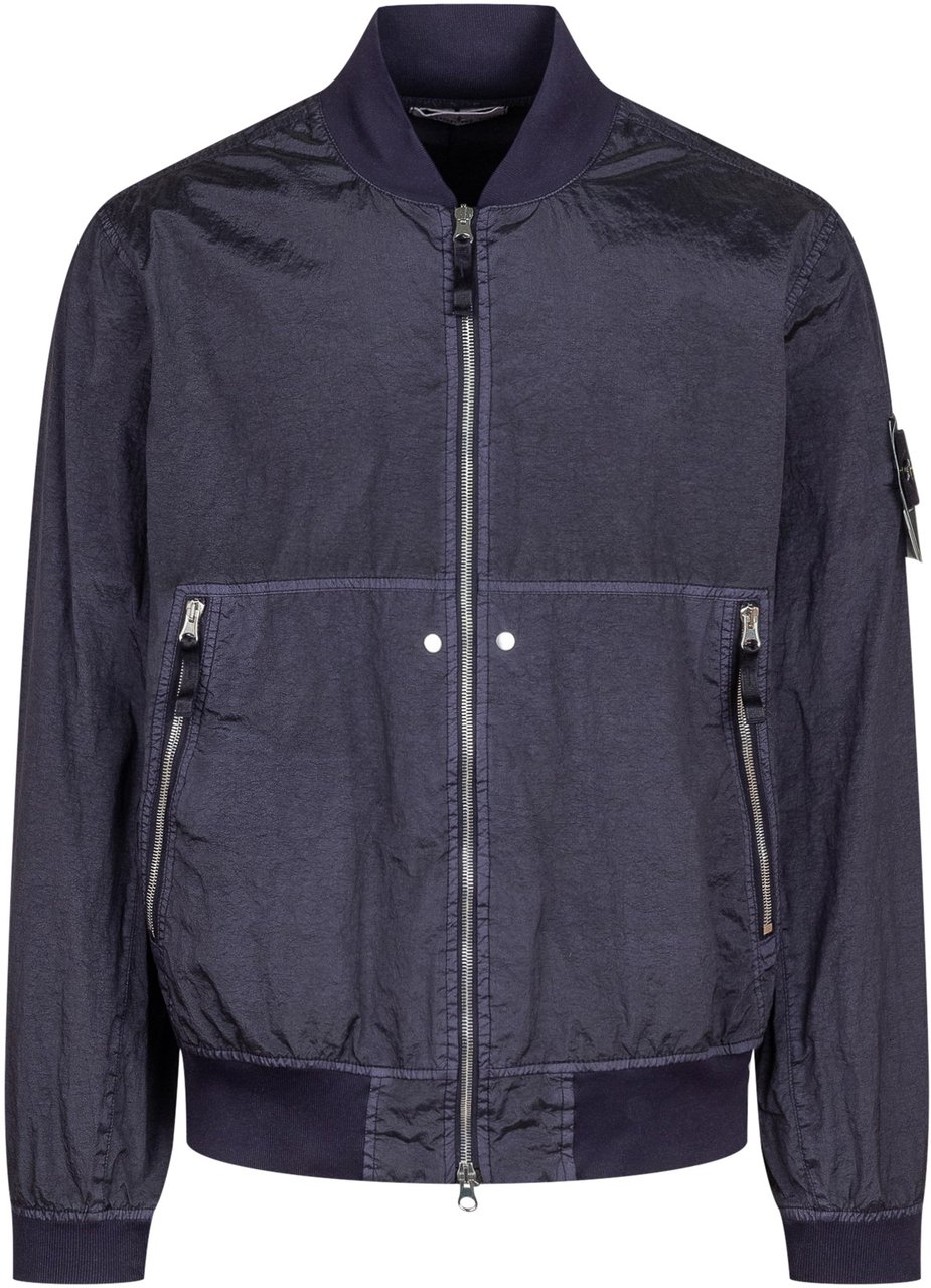 Stone Island Giubbino Bomber Blauw