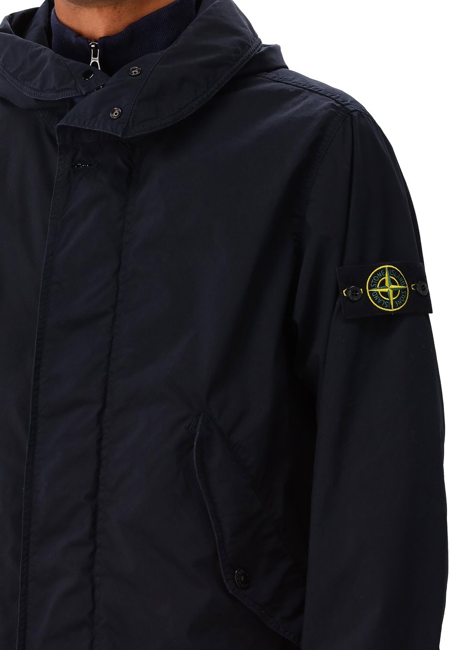 Stone Island Stone Island Jas Blauw Short Parka Blauw