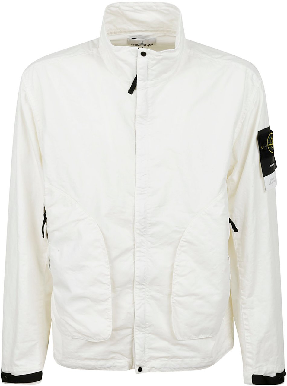 Stone Island Coats Ivory Wit