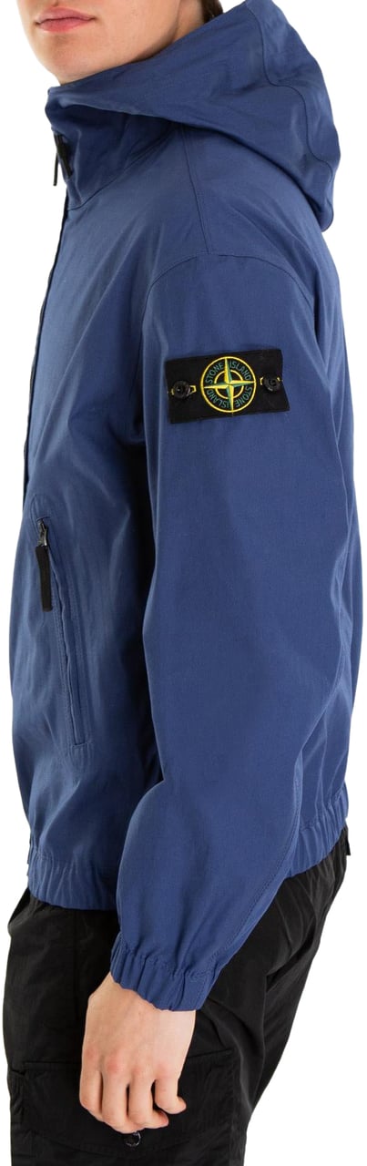 Stone Island Heren Supima Cotton Jacket Blauw Blauw