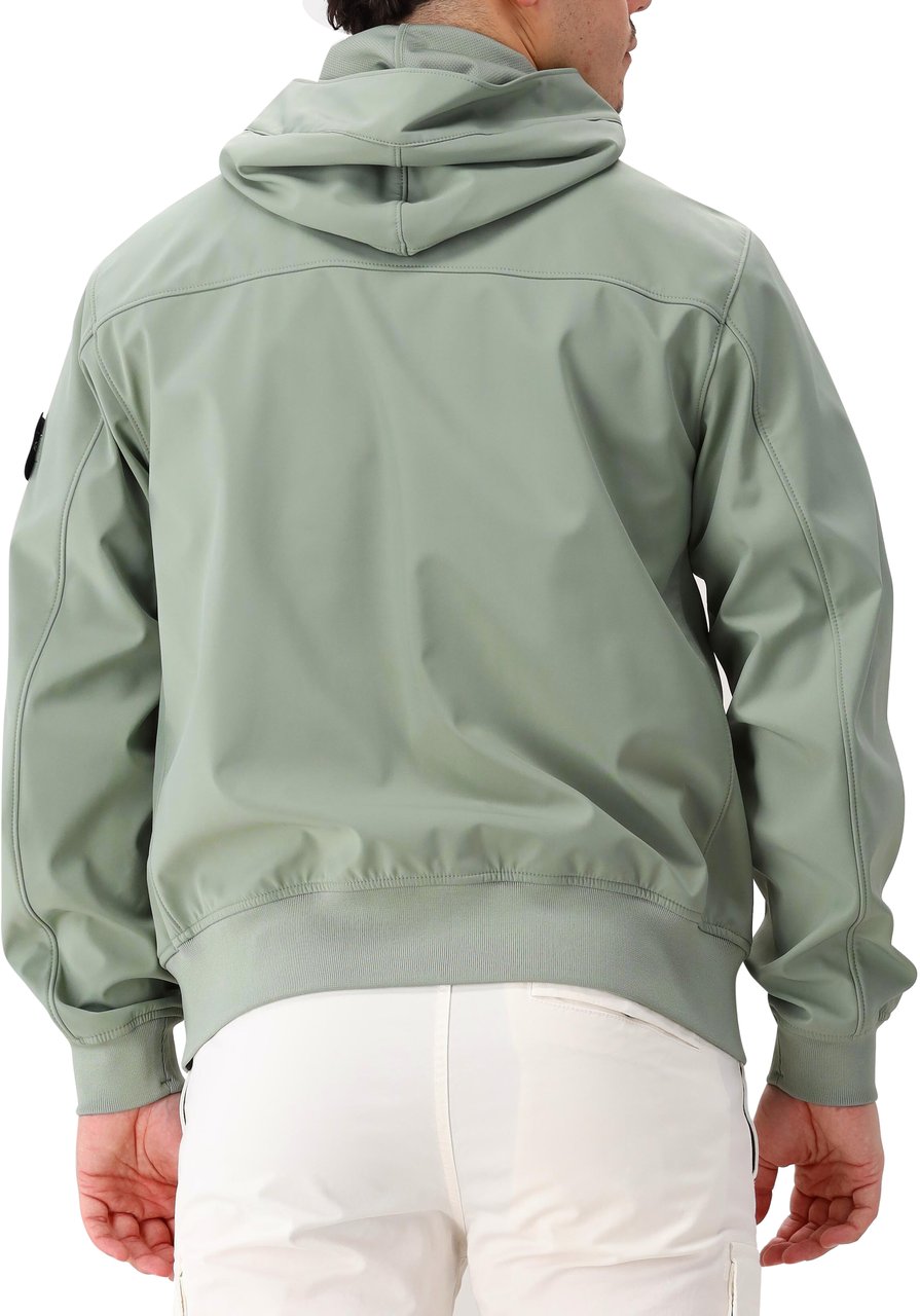 Stone Island Stone Island Jas Groen Light Soft Shell-R Groen