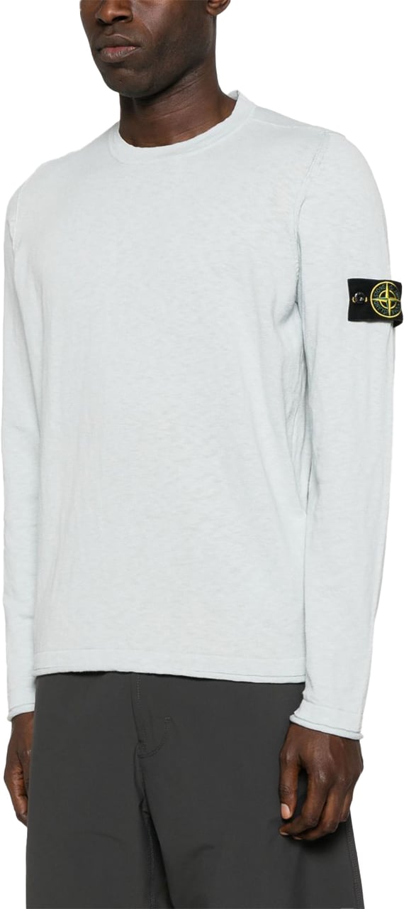 Stone Island Sweaters Clear Blue Blauw