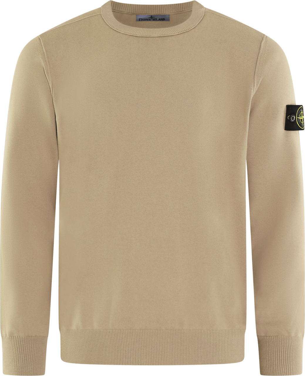 Stone Island Heren Logopatch Crew Neck Bruin Bruin