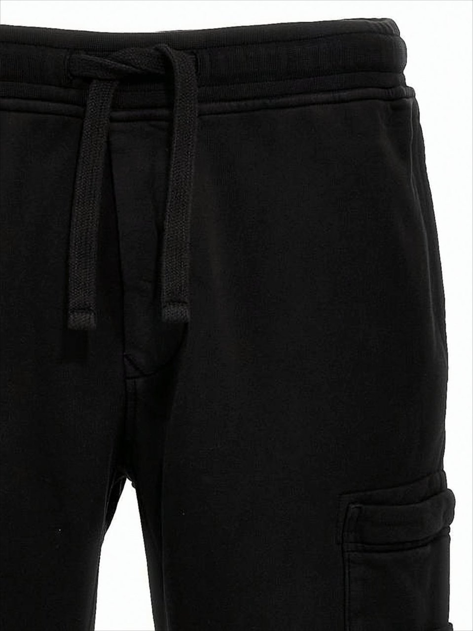 Stone Island Straight Fit Black Pants Zwart