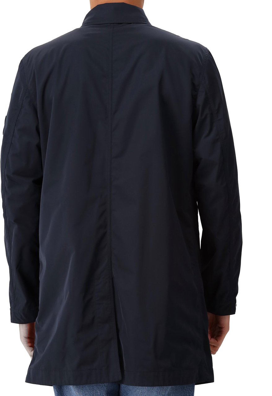 Stone Island Stone Island Parka Blauw Long Coat Blauw