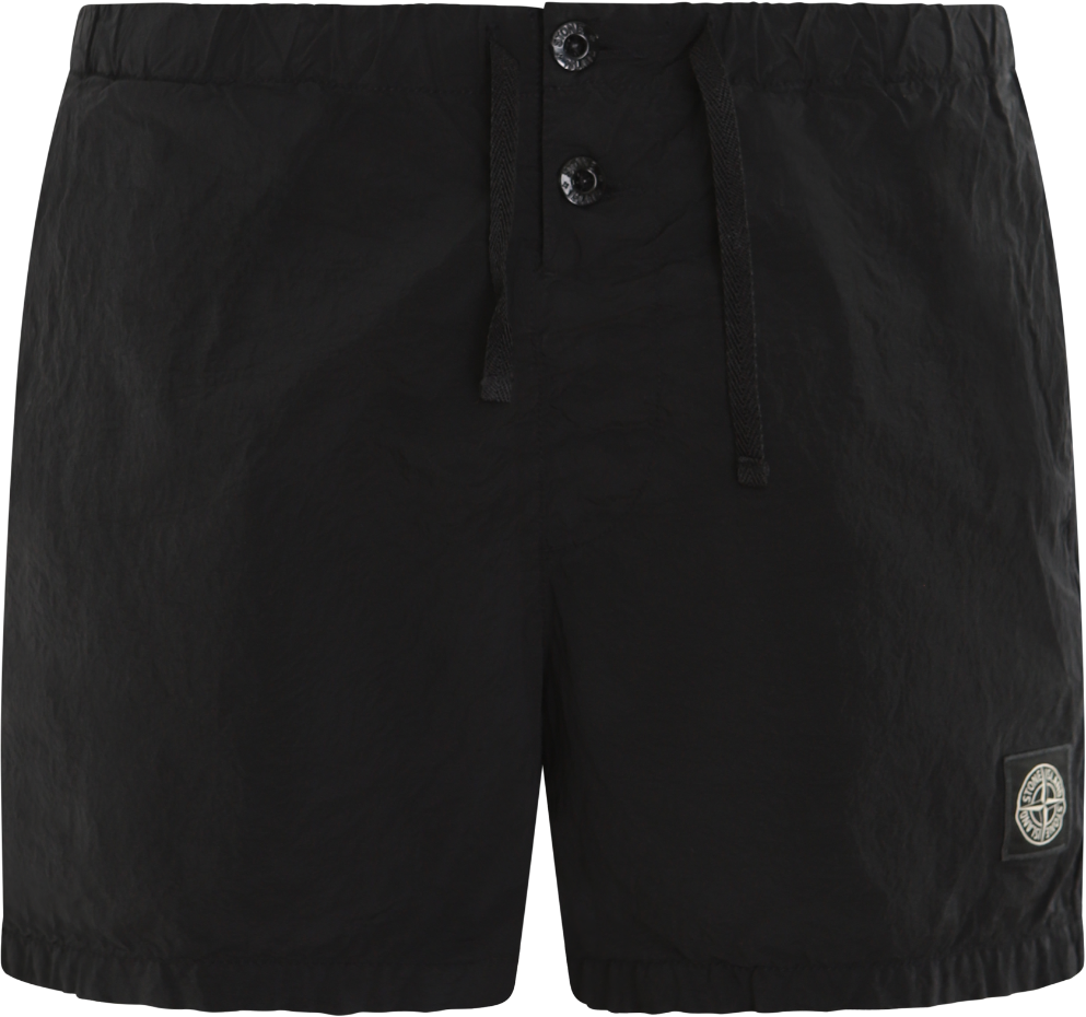 Stone Island Heren Short Beachwear Zwart Zwart