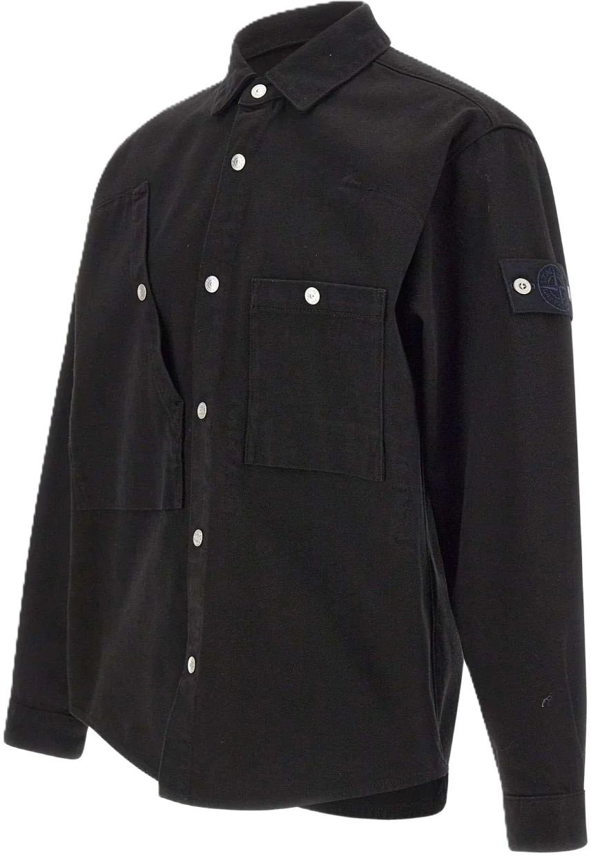 Stone Island Shirts Black Zwart