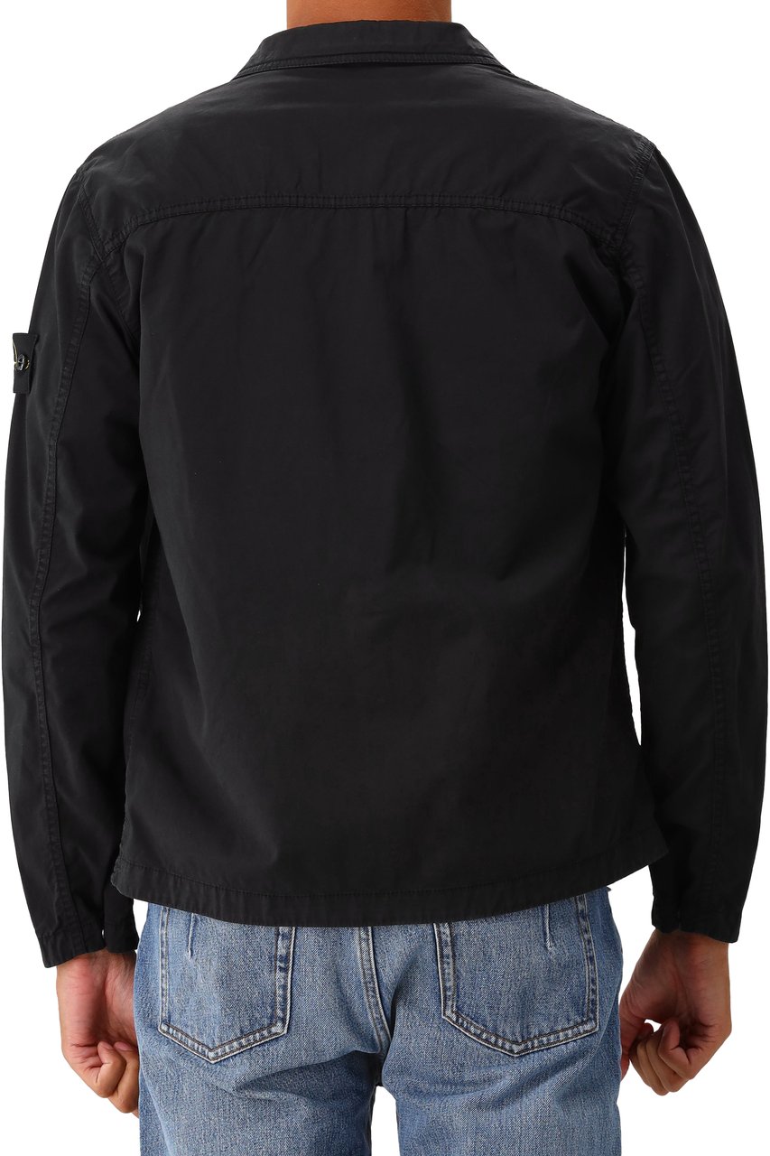 Stone Island Stone Island Overshirt Zwart Zwart