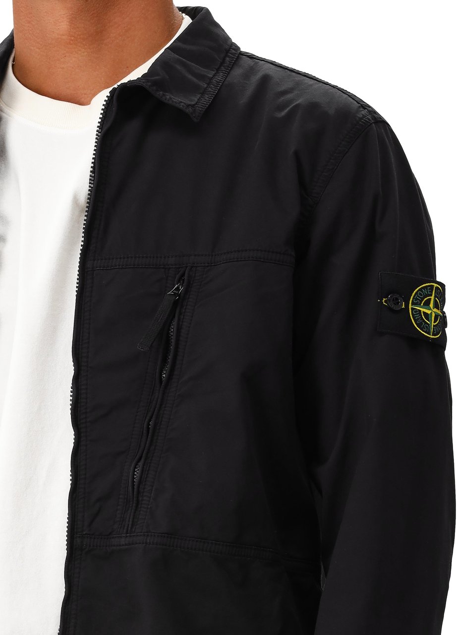 Stone Island Stone Island Overshirt Zwart Zwart