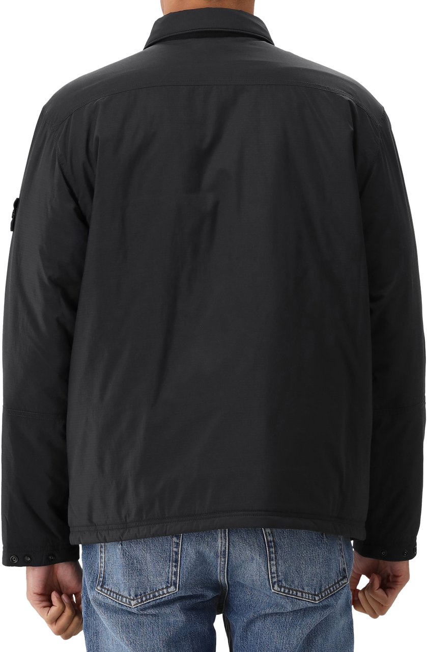Stone Island Stone Island Overshirt Zwart Codura Primaloft Zwart