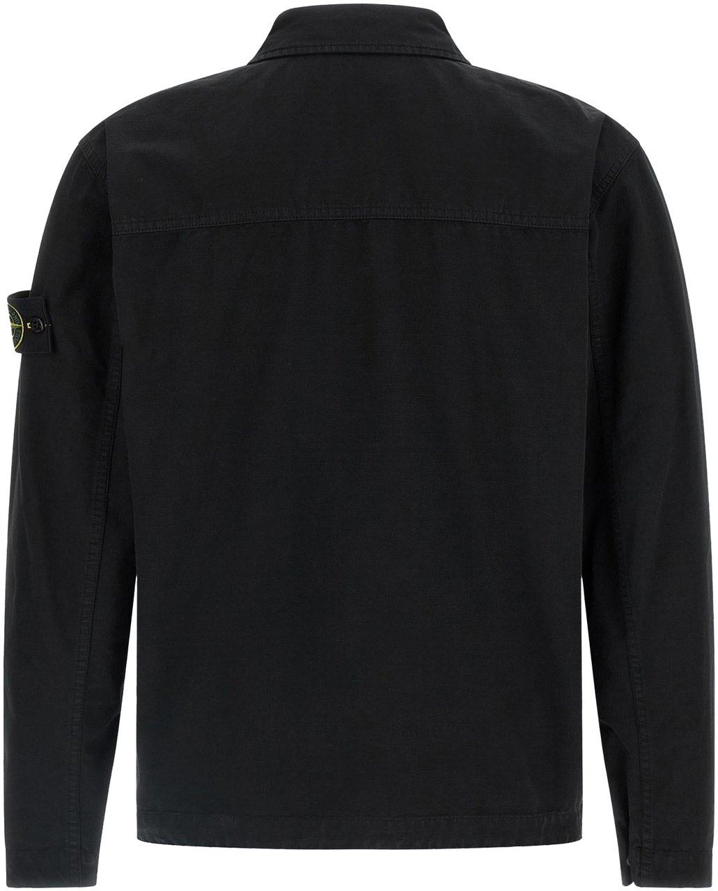 Stone Island Heren Two way Zip Overshirt Zwart Zwart