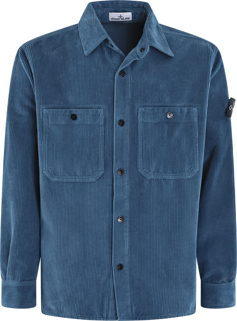 Stone Island Heren Shirts Blauw