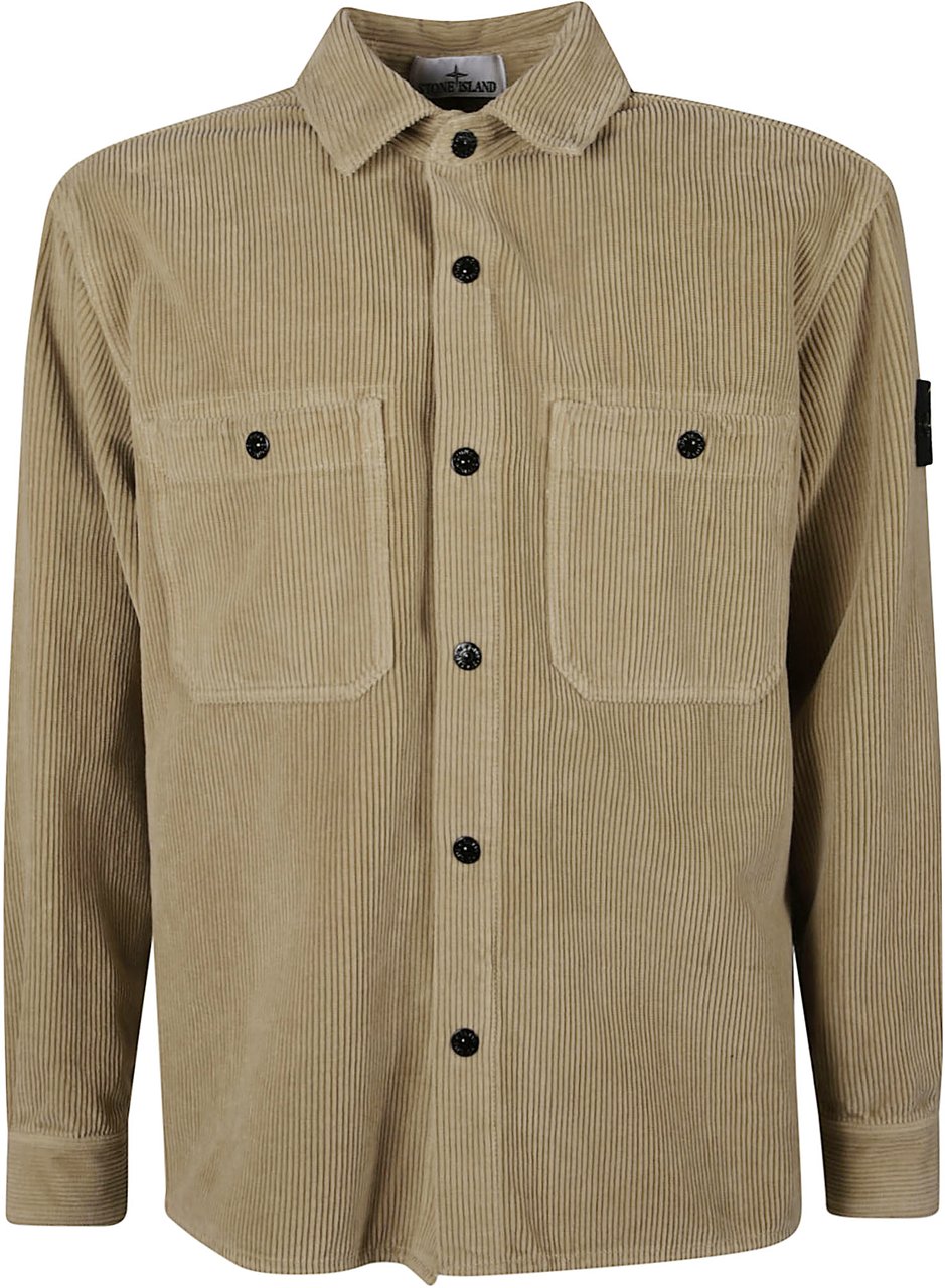 Stone Island Overshirt Brown Bruin