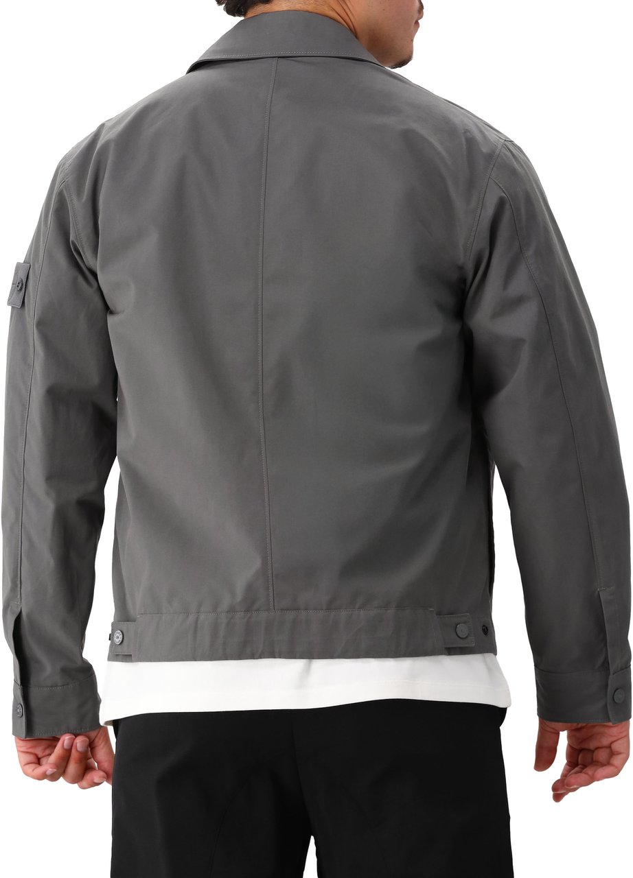 Stone Island Stone Island Overshirt Grijs Ghost Grijs