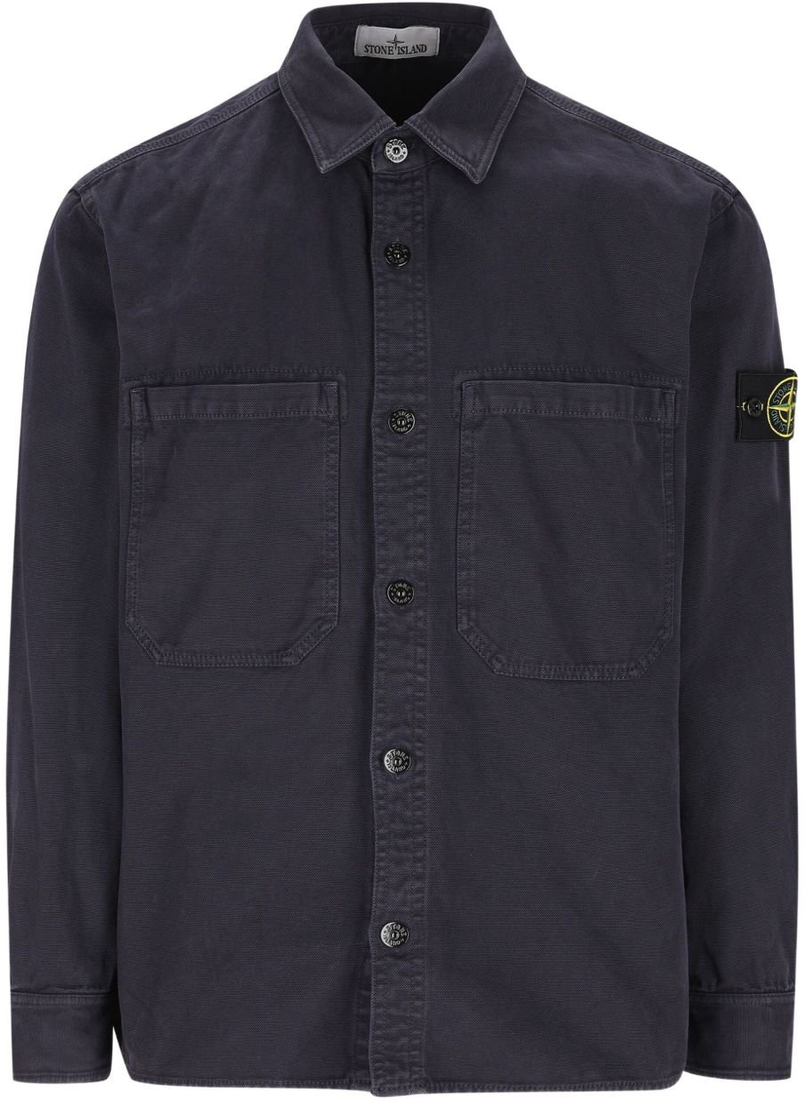 Stone Island Shirts Blue Blauw
