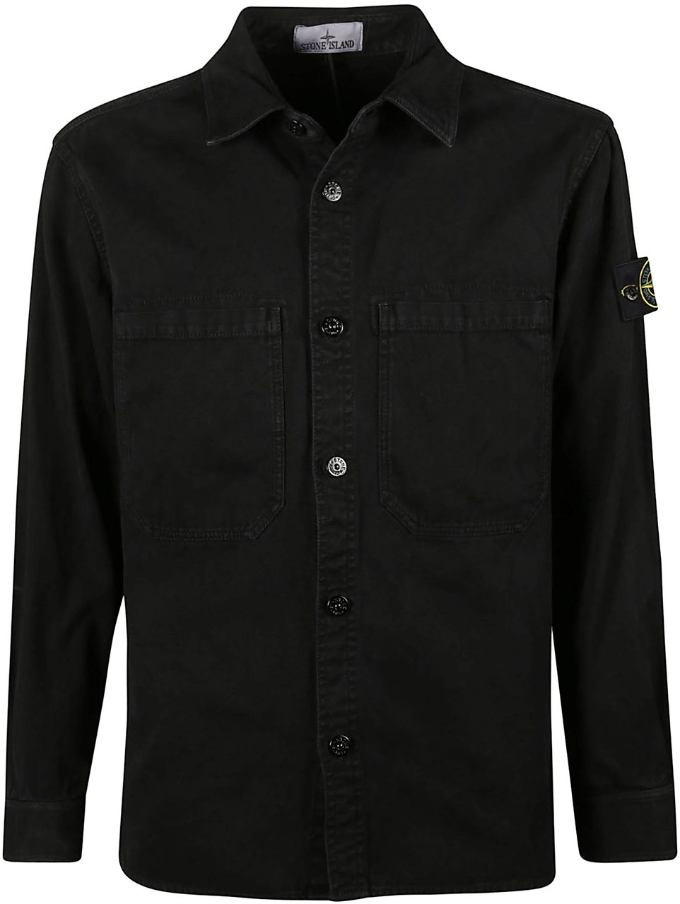 Stone Island Overshirt Black Zwart