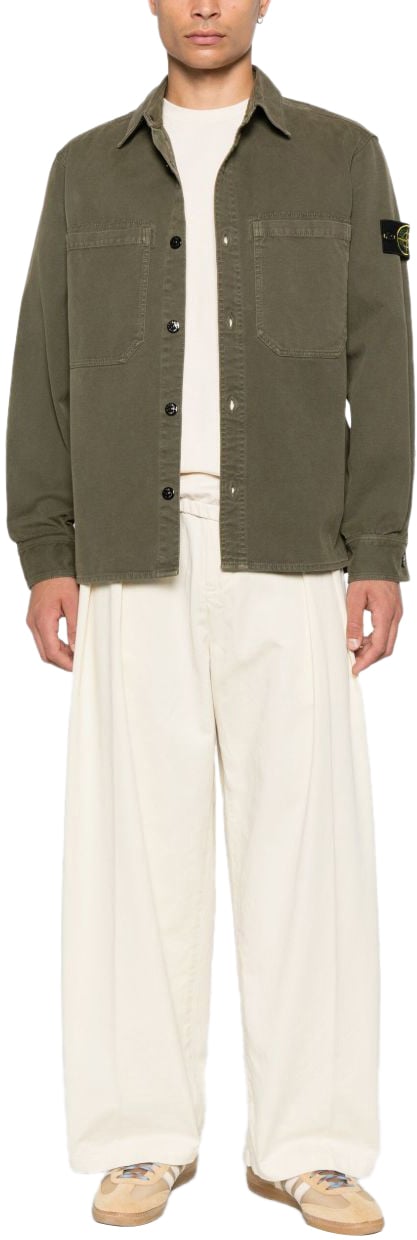 Stone Island Shirts Green Groen