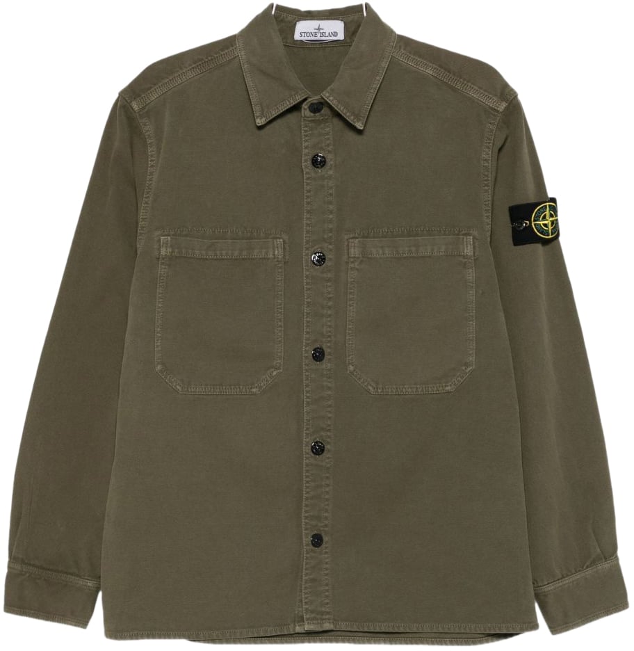Stone Island Shirts Green Groen