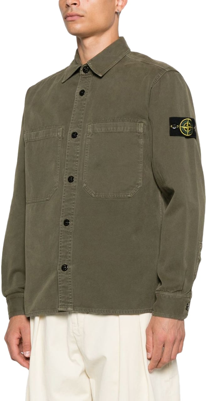 Stone Island Shirts Green Groen