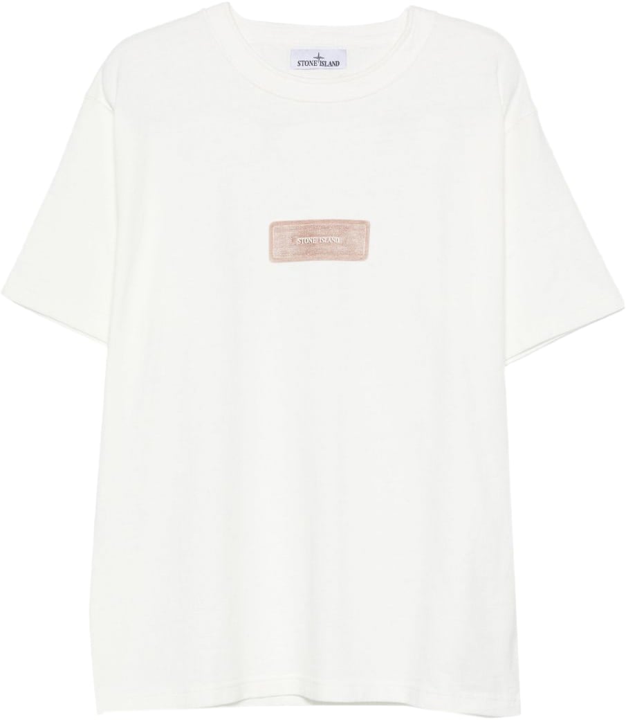 Stone Island T-Shirts And Polos White Wit
