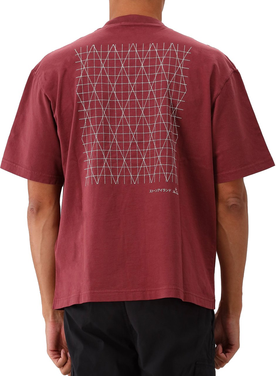 Stone Island Stone Island T-shirt Bordeaux Rood Rood