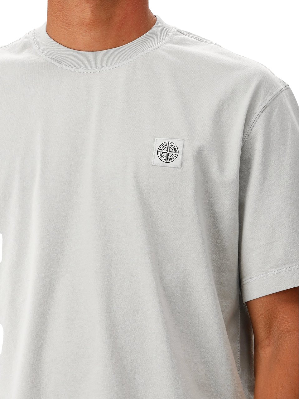 Stone Island Stone Island T-shirt Grijs Patch Logo Grijs
