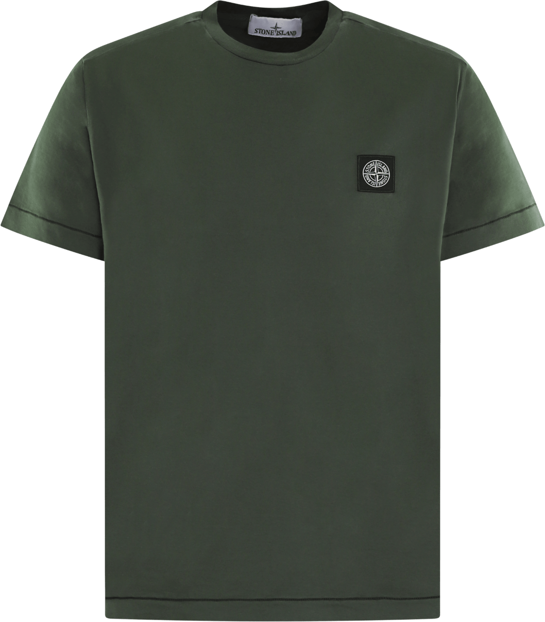 Stone Island Heren Compasslogo T-Shirt Groen Groen