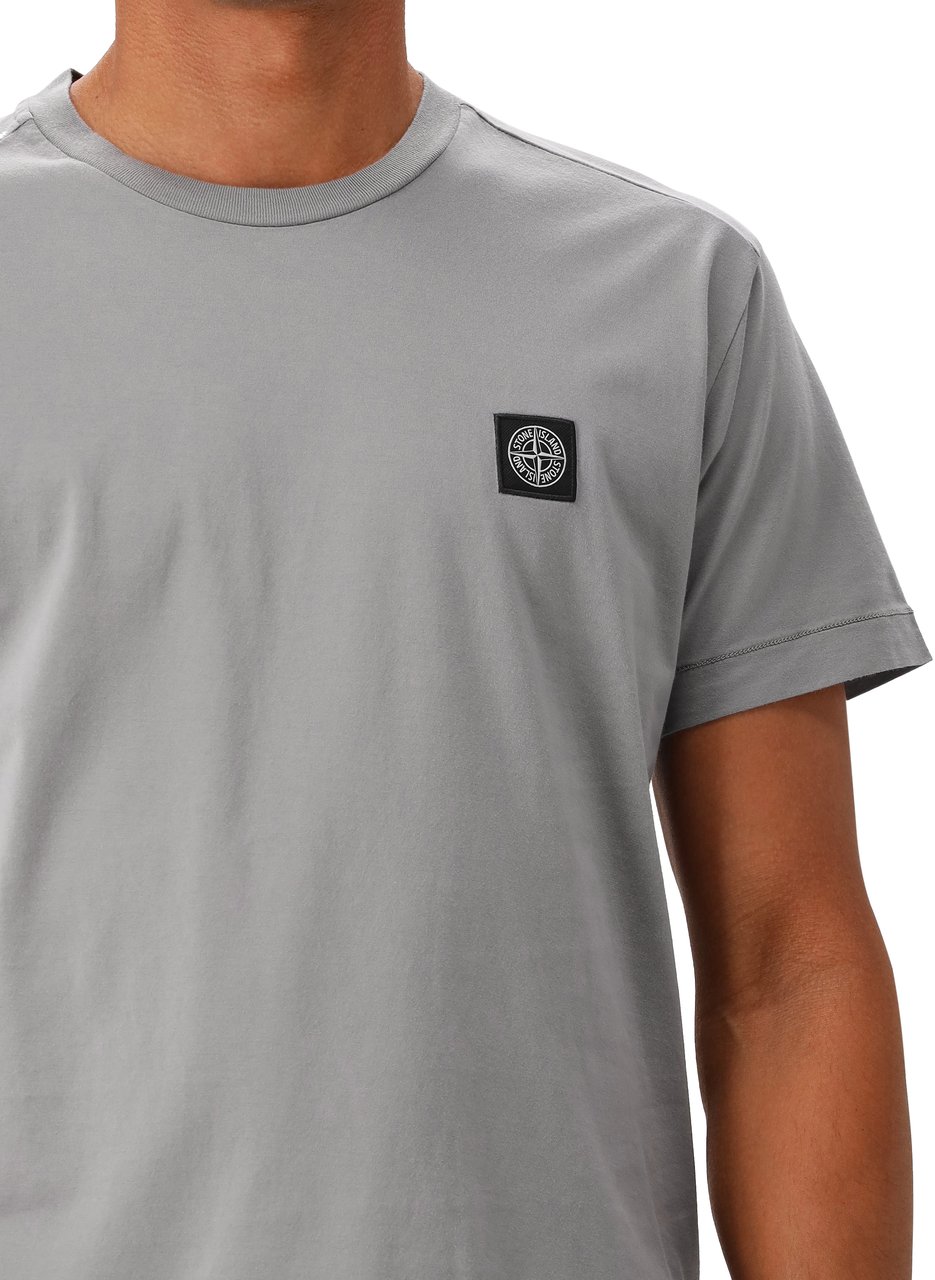 Stone Island Stone Island T-shirt Grijs Patch Logo Grijs