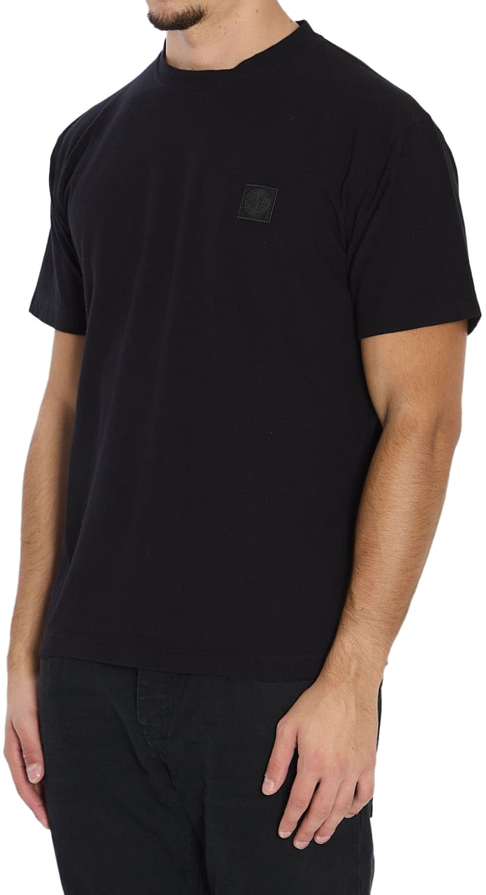 Stone Island T-Shirts And Polos Black Zwart