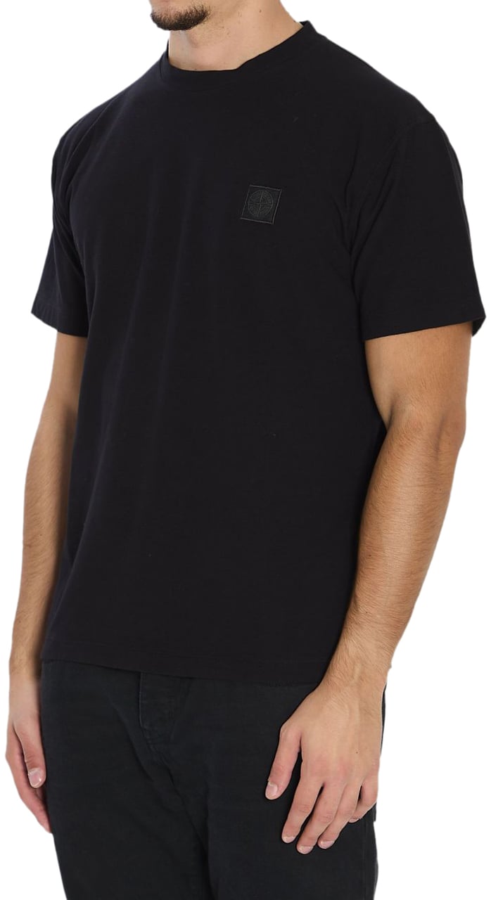 Stone Island T-Shirts And Polos Black Zwart