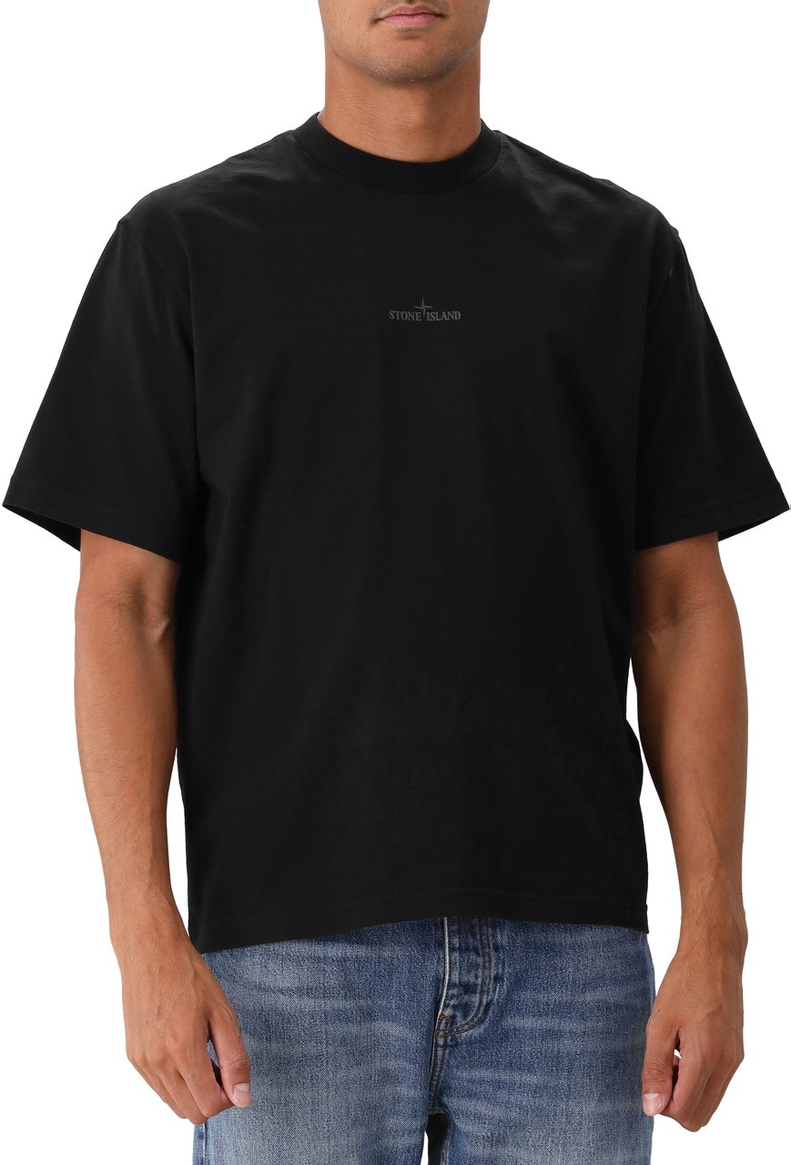 Stone Island Stone Island T-shirt Zwart Expertise Zwart