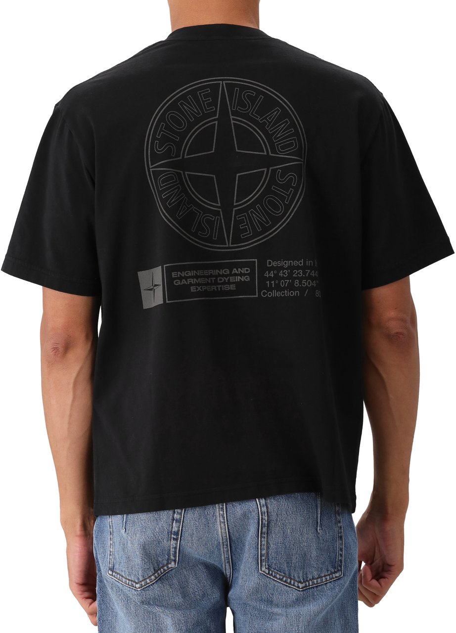 Stone Island Stone Island T-shirt Zwart Expertise Zwart