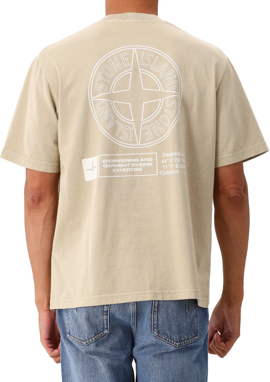 Stone Island Stone Island T-shirt Beige Expertise Beige