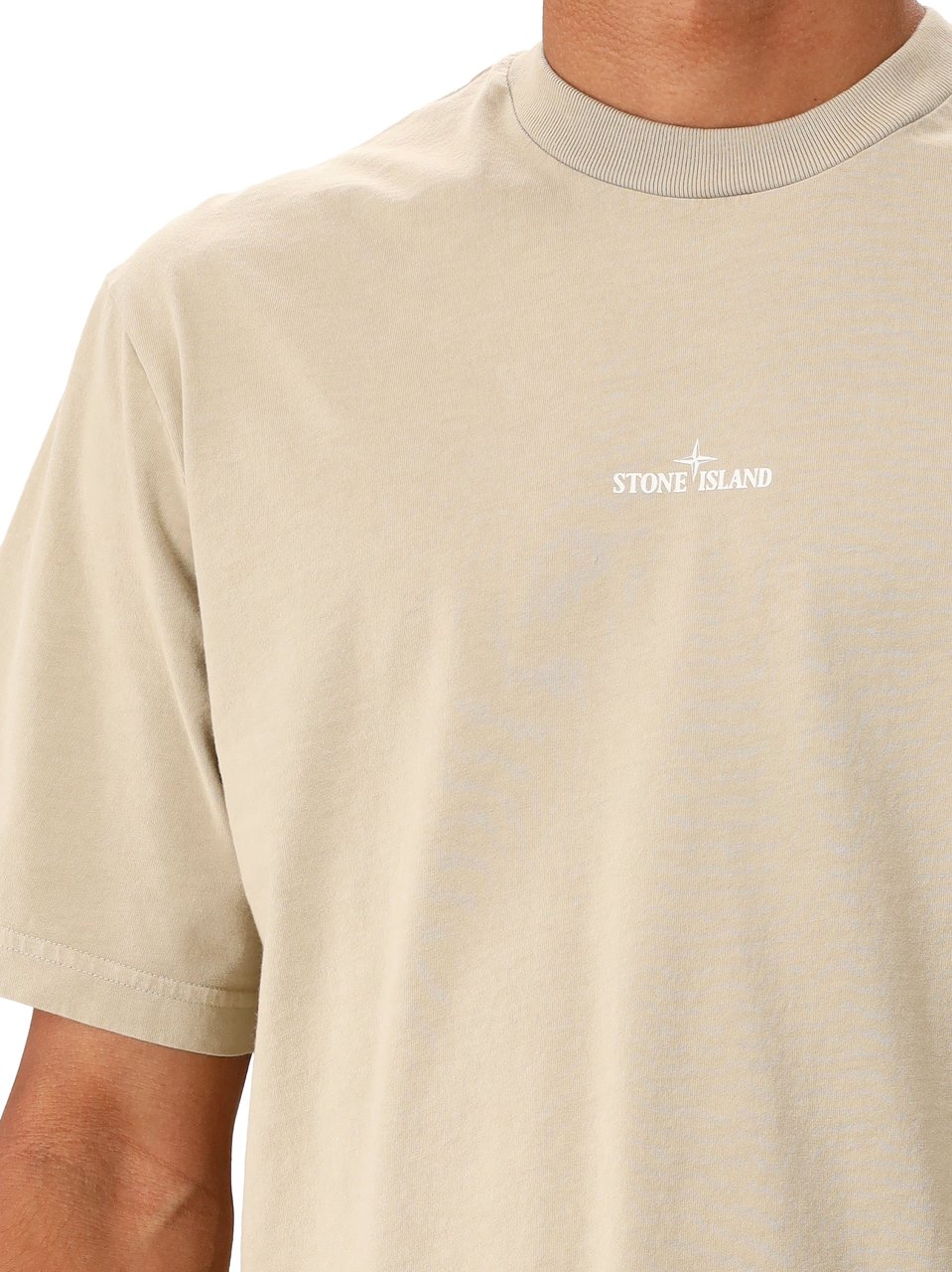 Stone Island Stone Island T-shirt Beige Expertise Beige