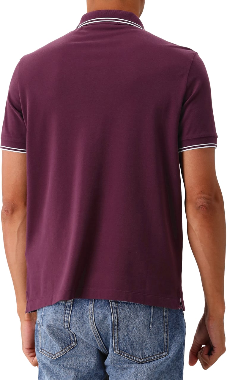 Stone Island Stone Island Polo Contrast Paars Paars