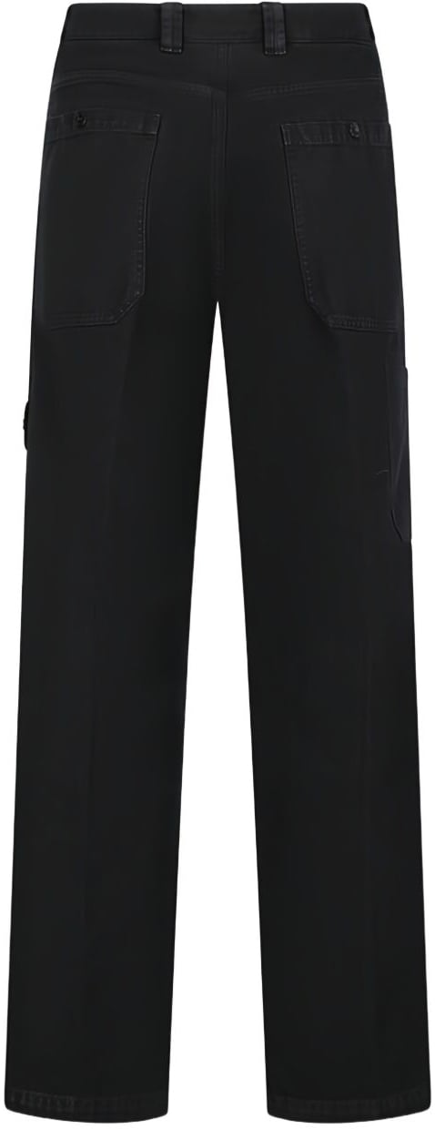 Stone Island Trousers Black Zwart
