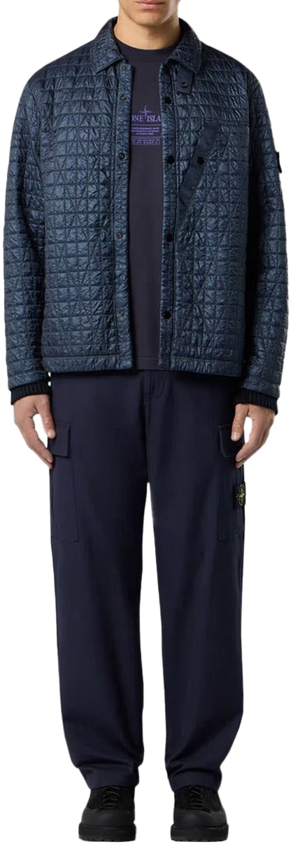 Stone Island Trousers Blue Navy