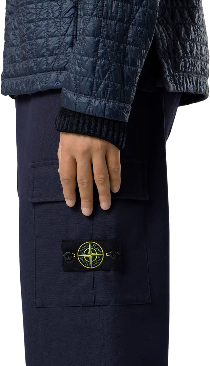 Stone Island Trousers Blue Navy