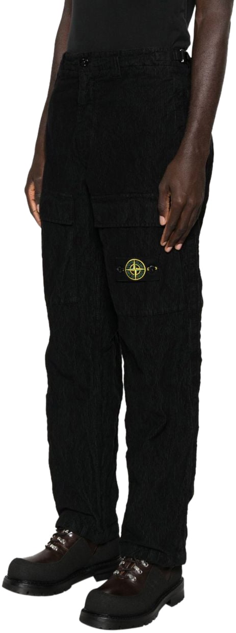 Stone Island Trousers Black Zwart